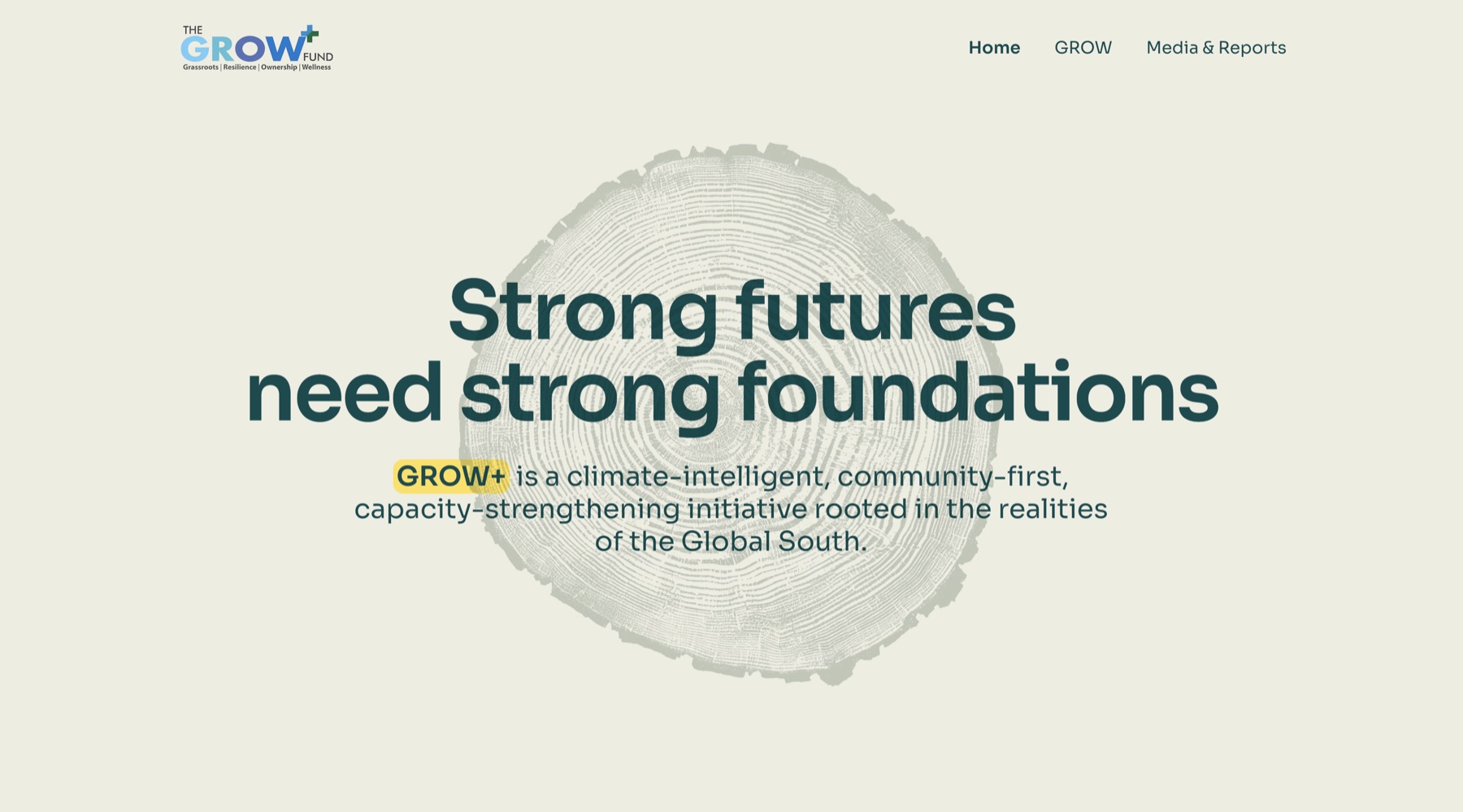 GROW+ — live site